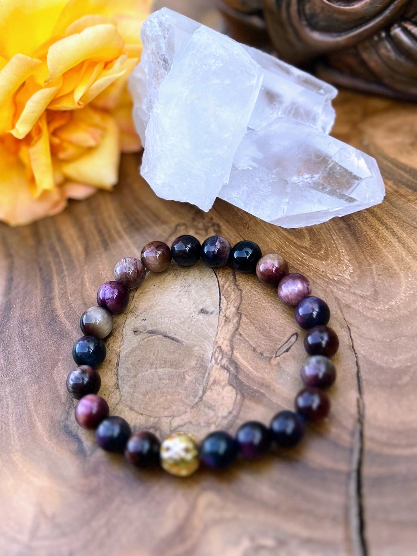 Natural Pink Tiger’s Bracelet