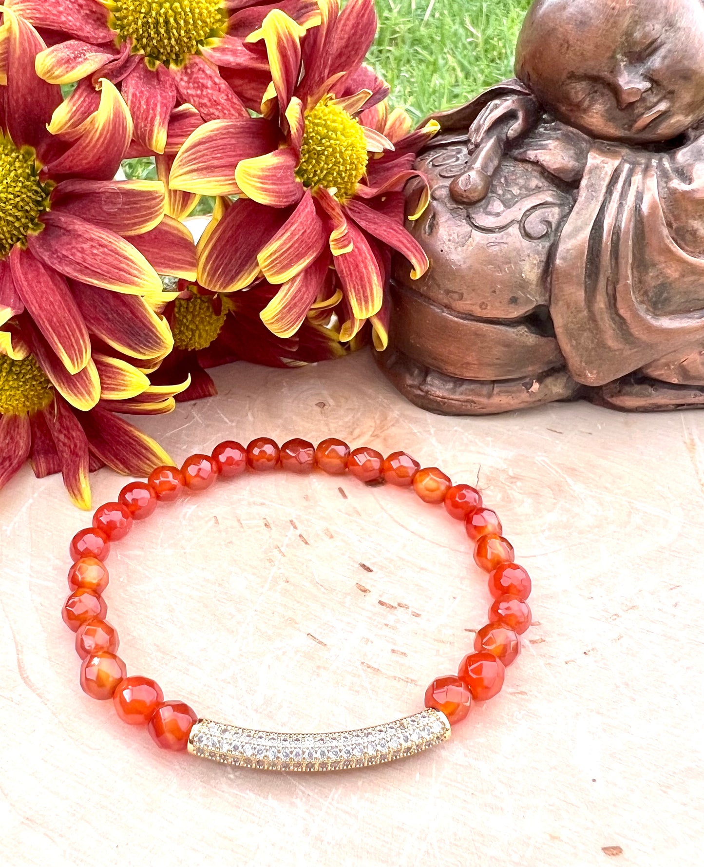 Carnelian cuff Bracelet