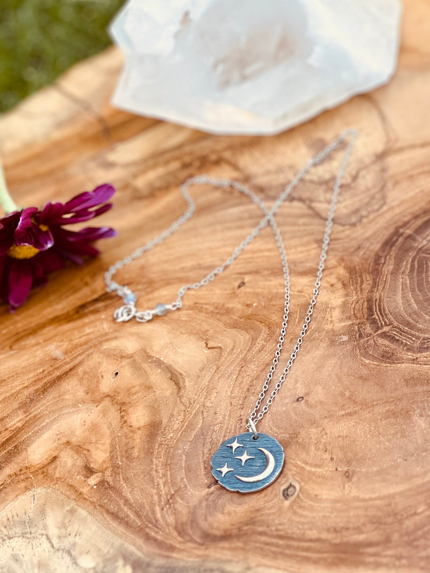 Star and Crescent Moon Necklace