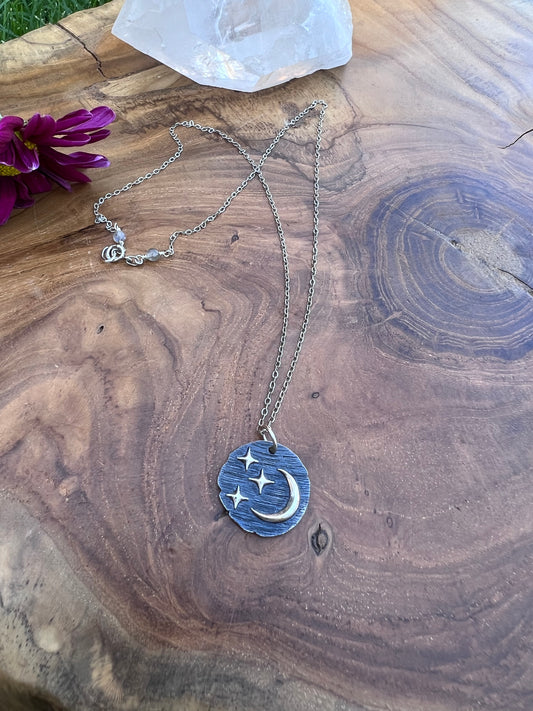 Star and Crescent Moon Necklace