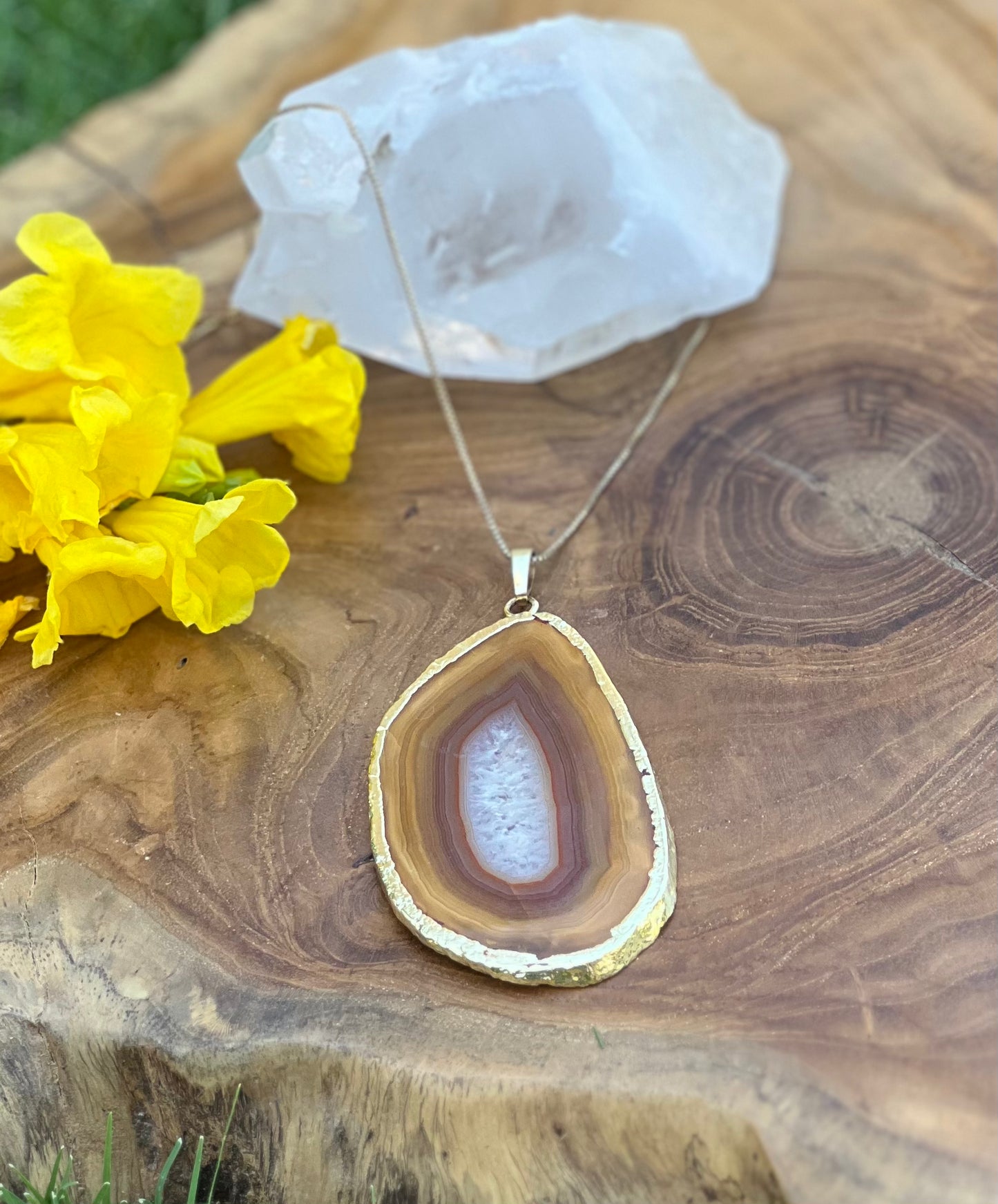 Natural Agate Necklace