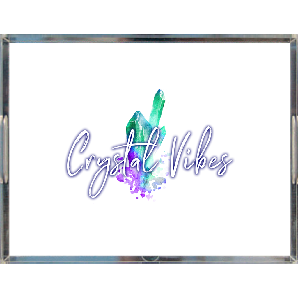Crystal Vibes Acrylic Tray
