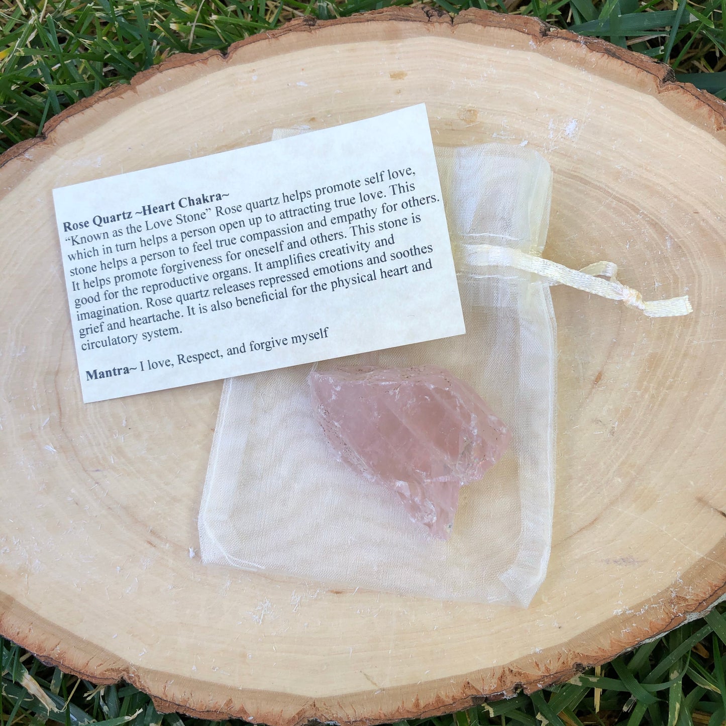 Rose Quartz Raw Crystal