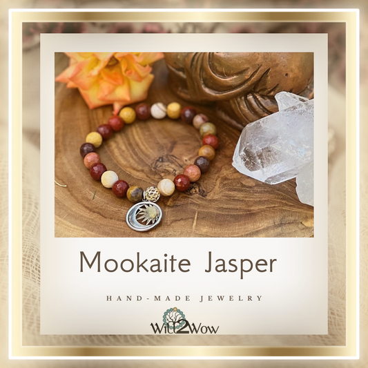 Mookaite star and Moon Bracelet