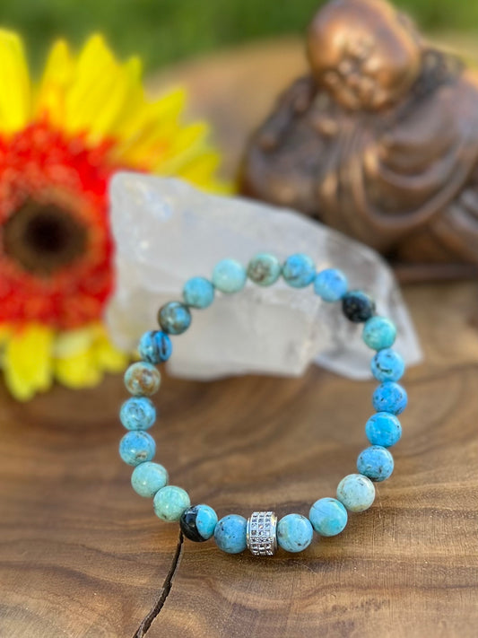 Blue Peruvian Opal Bracelet