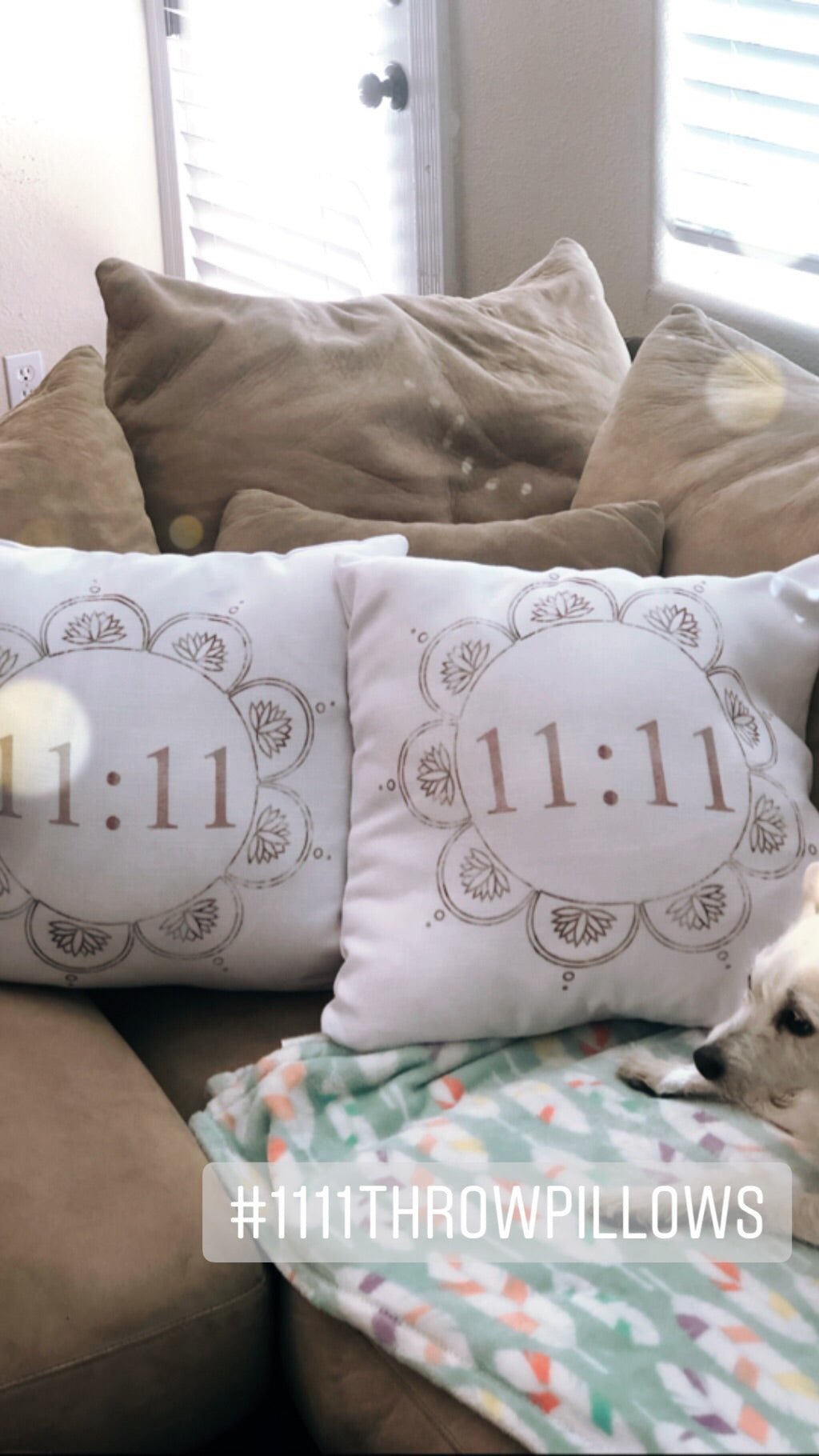 11:11 Throw Pillows