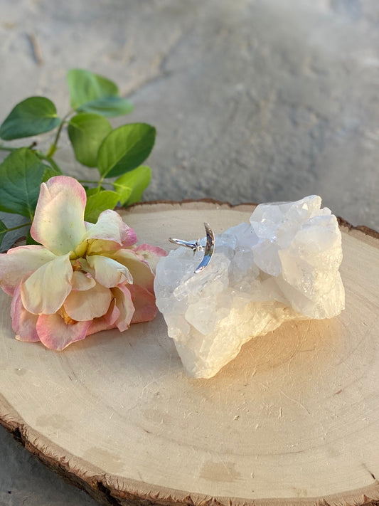 Moon and Star Cosmic Ring