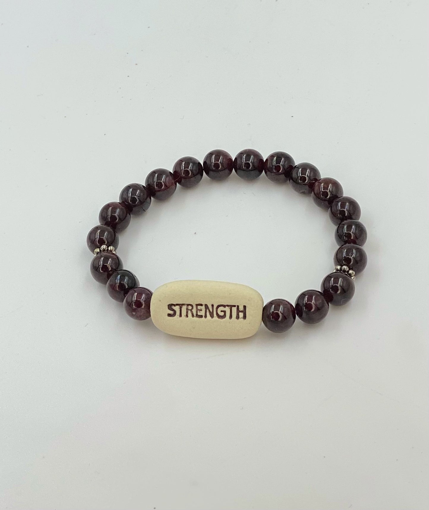 Garnet Strength Bracelet